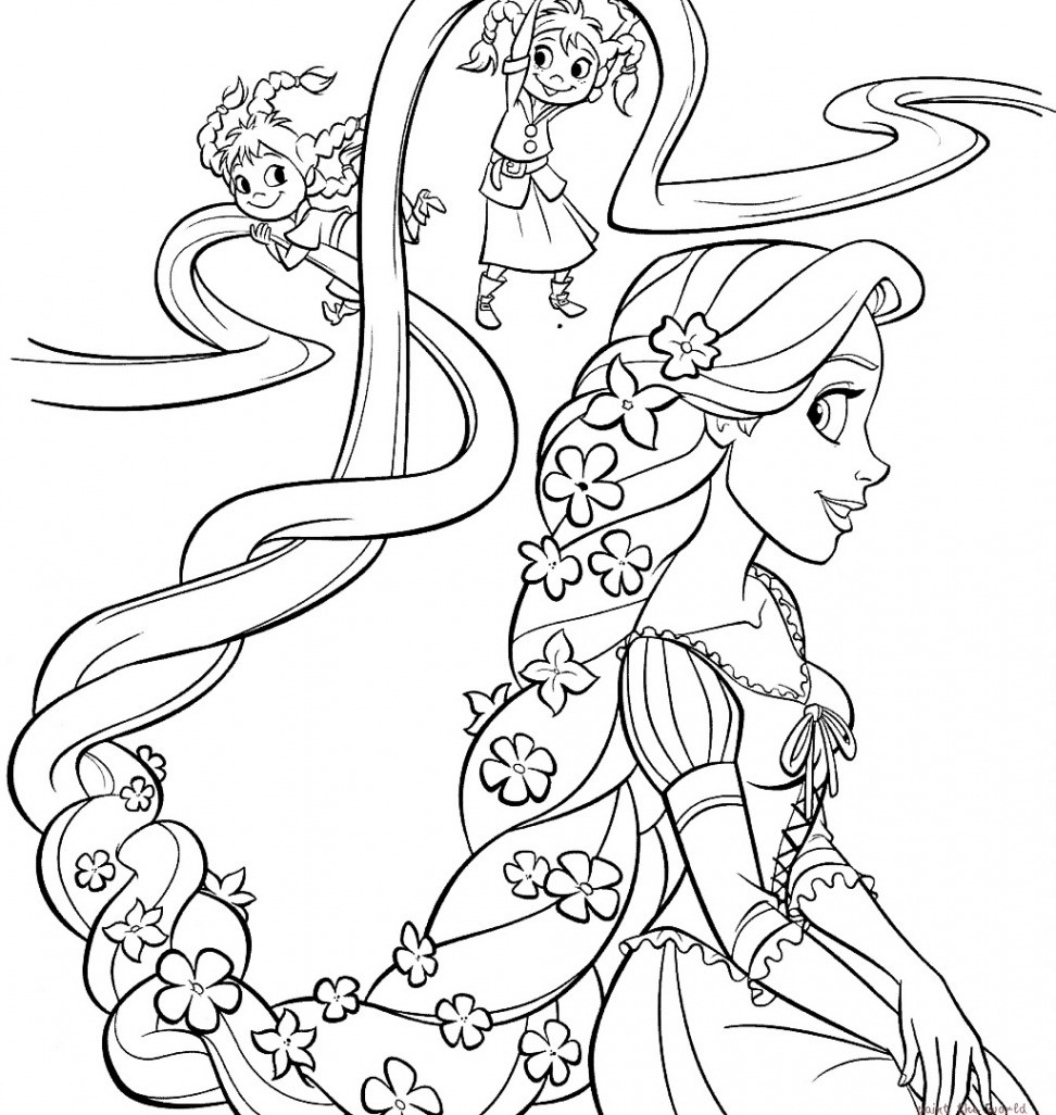 Princess Rapunzel Coloring Pages Download Fresh Tangled Coloringes Disney Movies Months Ago with Notes Remarkable S2w
