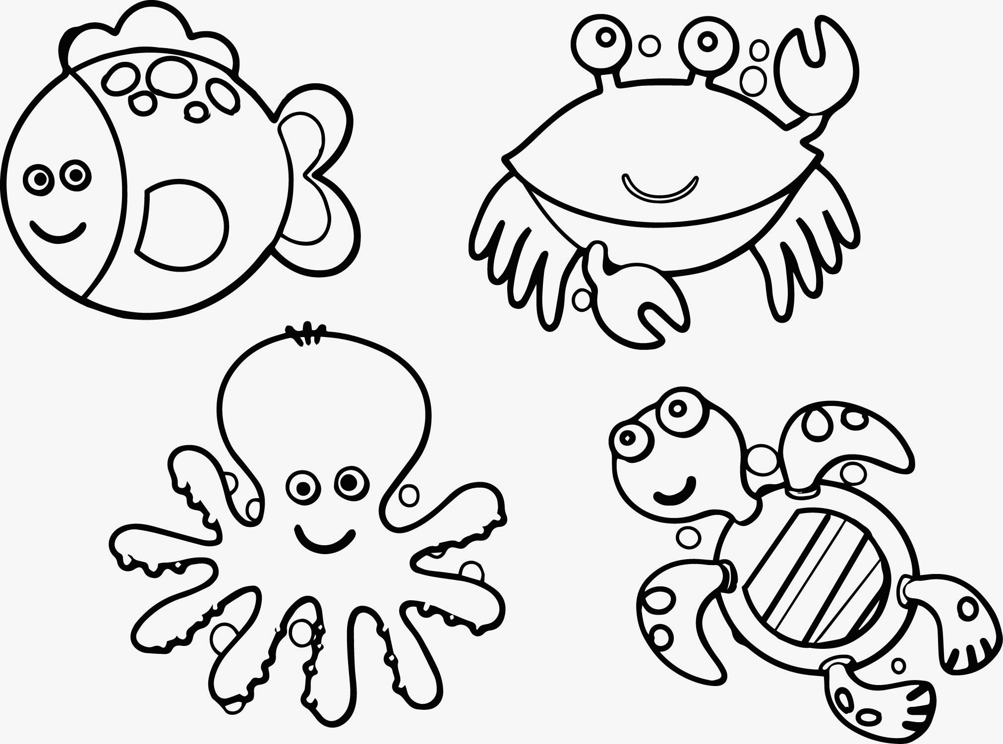 Animal Coloring Pages that are Printable New Sea Animal Coloring Pages Printable Free Inspirational Best Od