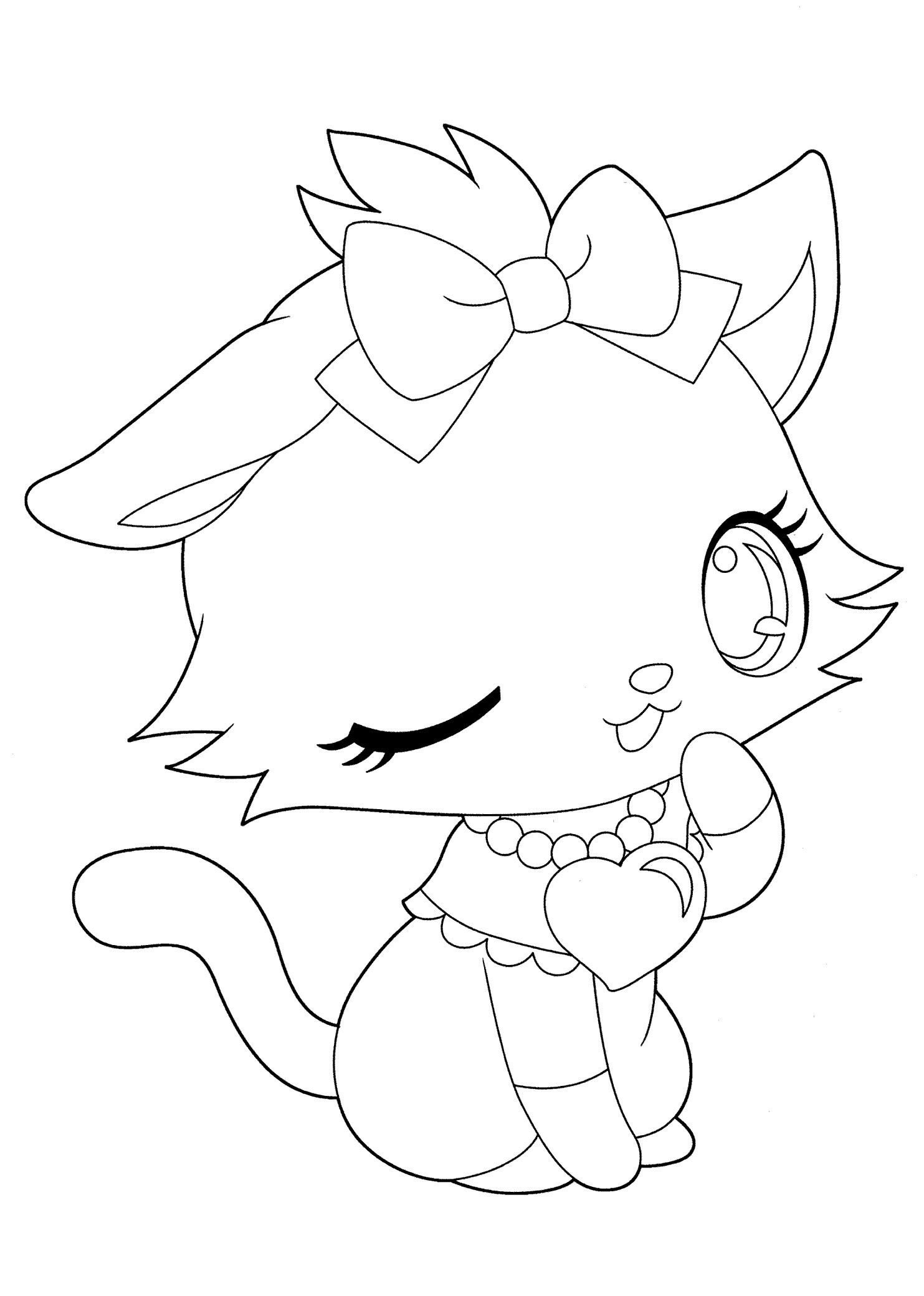 Kawaii Coloring Pages Free New Extraordinary In Unicorn Coloring Page with Hd Pages Free New Jewelpet