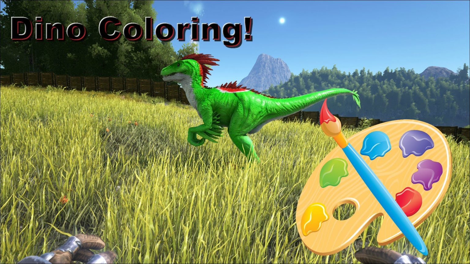 Dino Coloring Commands Ark - BubaKids.com