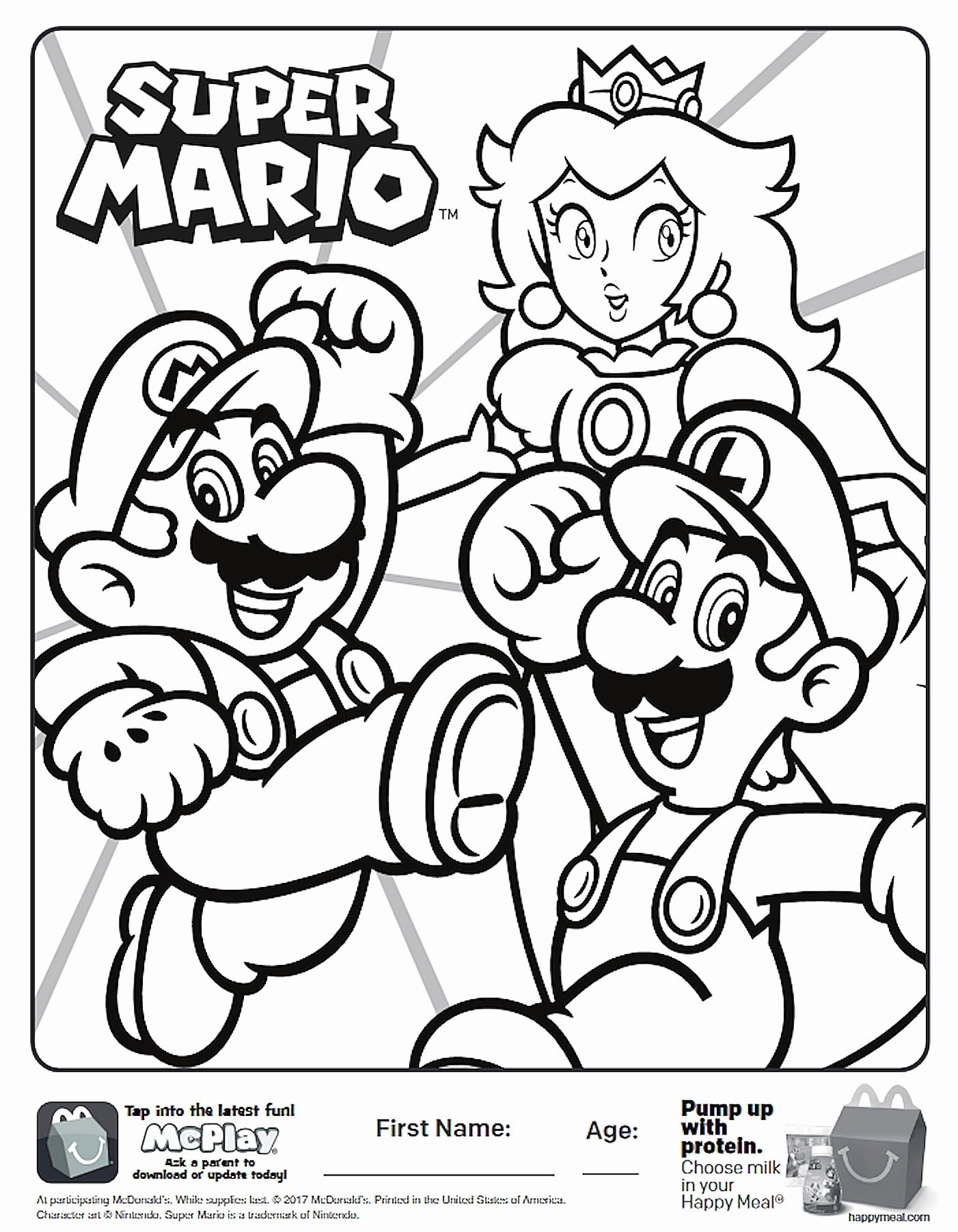 6 New Mario Kart Coloring Pages