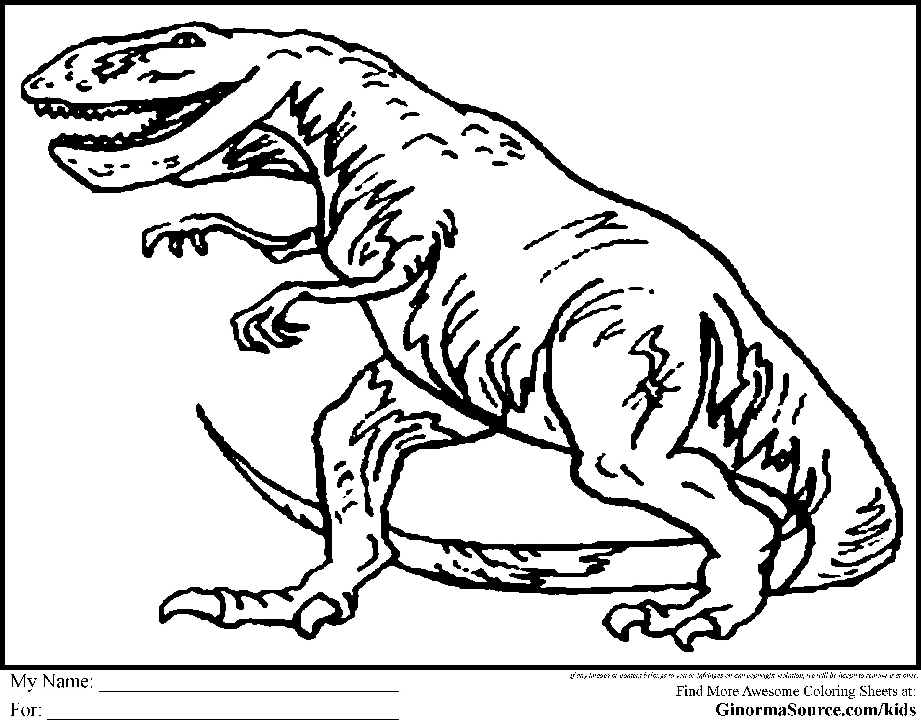 Animal Dinosaurs Coloring Pages Best Dinosaur For Kids 19 Dino Squad