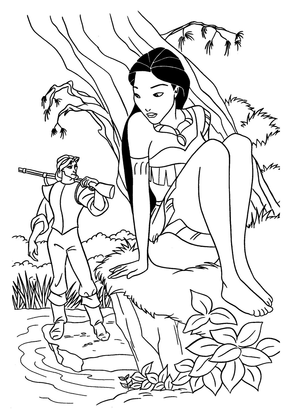 Disney Coloring Pages Pocahontas Awesome Disney Coloring Pages Pocahontas