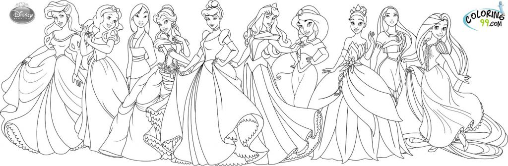 Non-disney Princess Coloring Pages | BubaKids.com