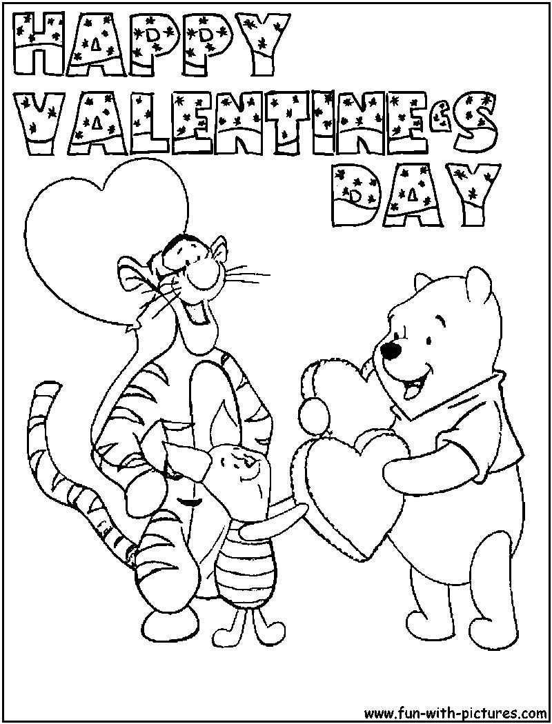 With Disney Princess Valentines Day Coloring Pages