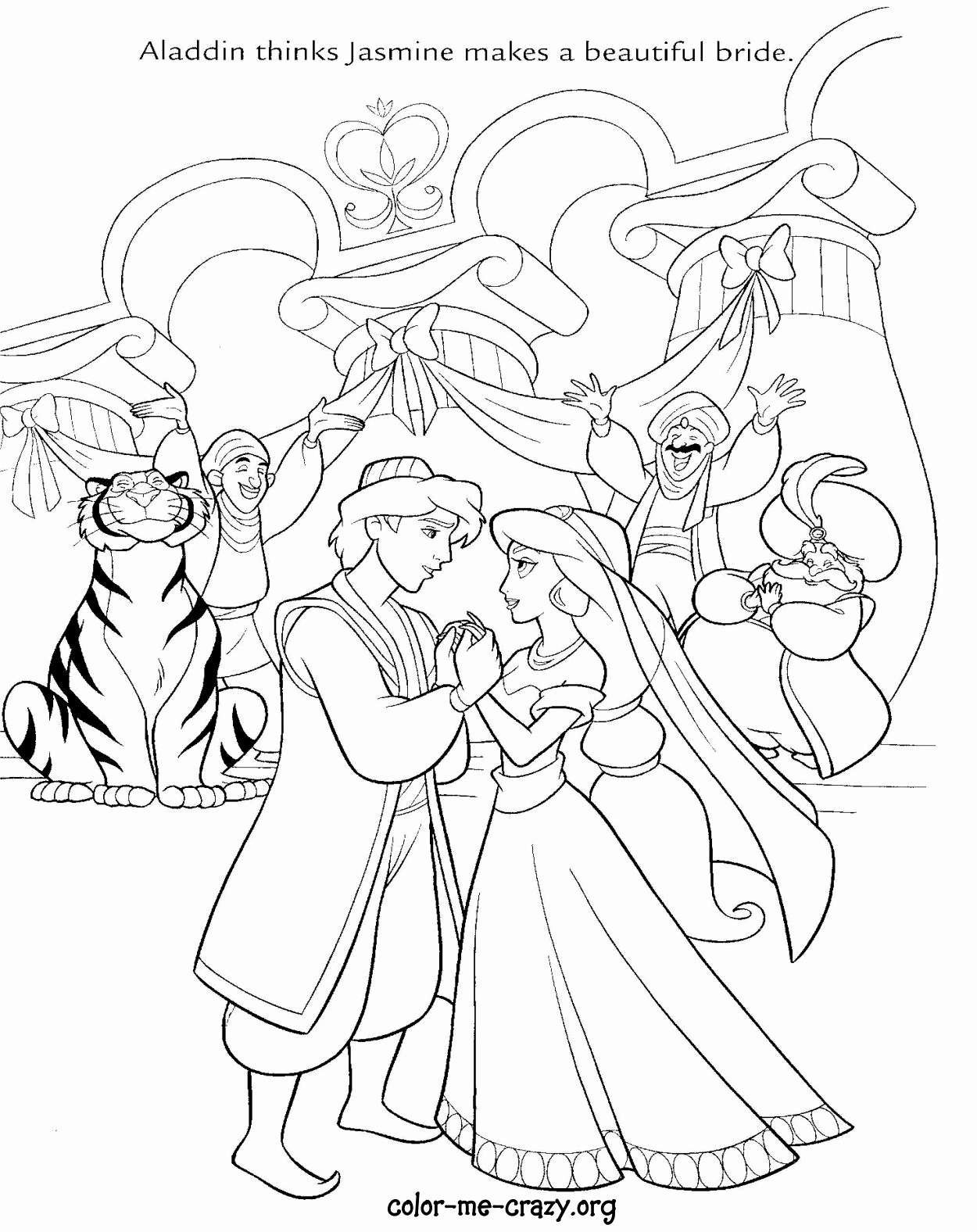 Jasmine Princess Coloring Pages Download Disney Princess Coloring Pages Fresh Disney Wedding Coloring Pages