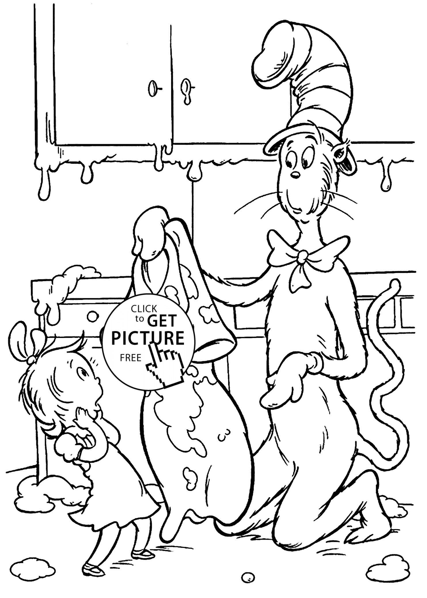 Dr Seuss Coloring Pages Save Fancy Dr Seuss Coloring Page 46 with Additional Coloring for Kids