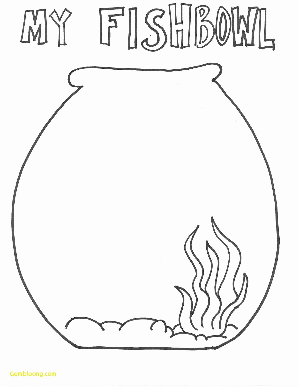 Empty Fish Bowl Coloring Page Awesome Fish Bowl Coloring Page Cool Coloring Pages Lovely Empty