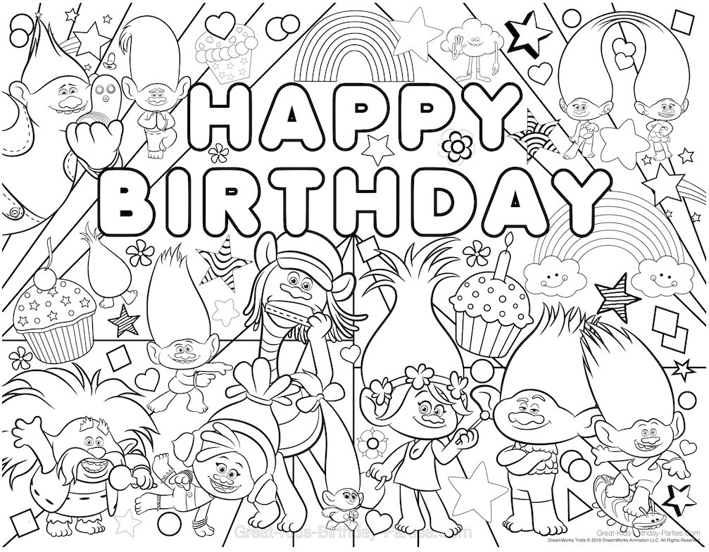 Trolls Movie Free Coloring Pages Unique Trolls Coloring Pages to and Print for Free – Fun