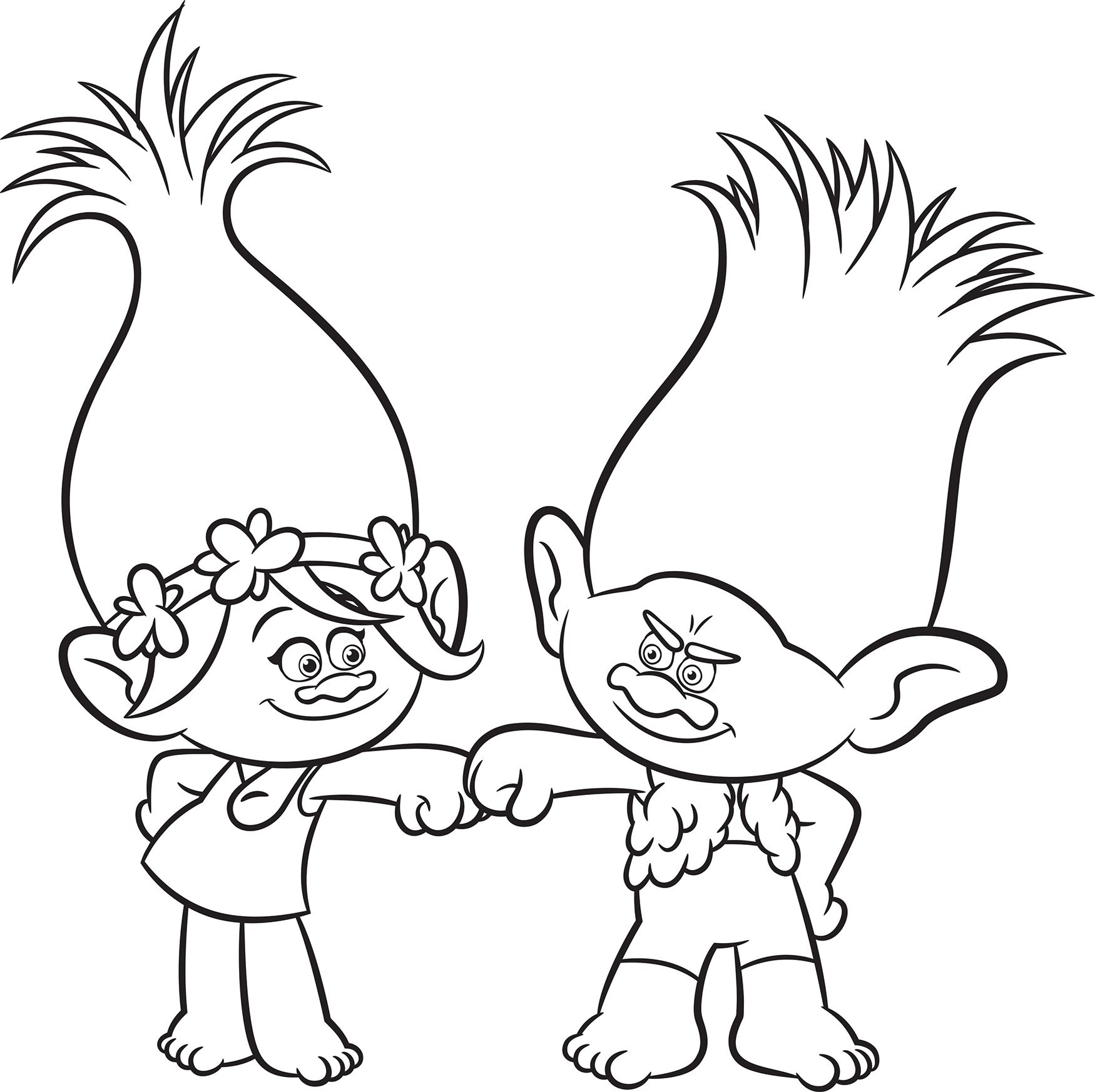 Free Disney Trolls Printable Coloring Pages 17 M Innovative Movie