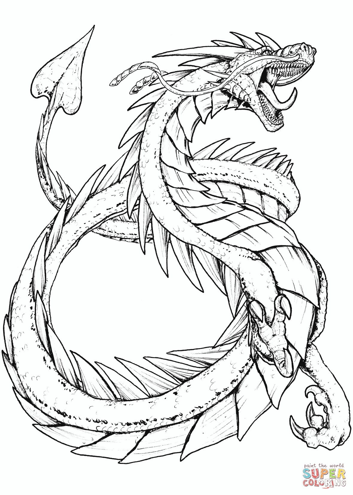 Better Dragon To Color Kindex The Sand Coloring Page Free Printable Pages