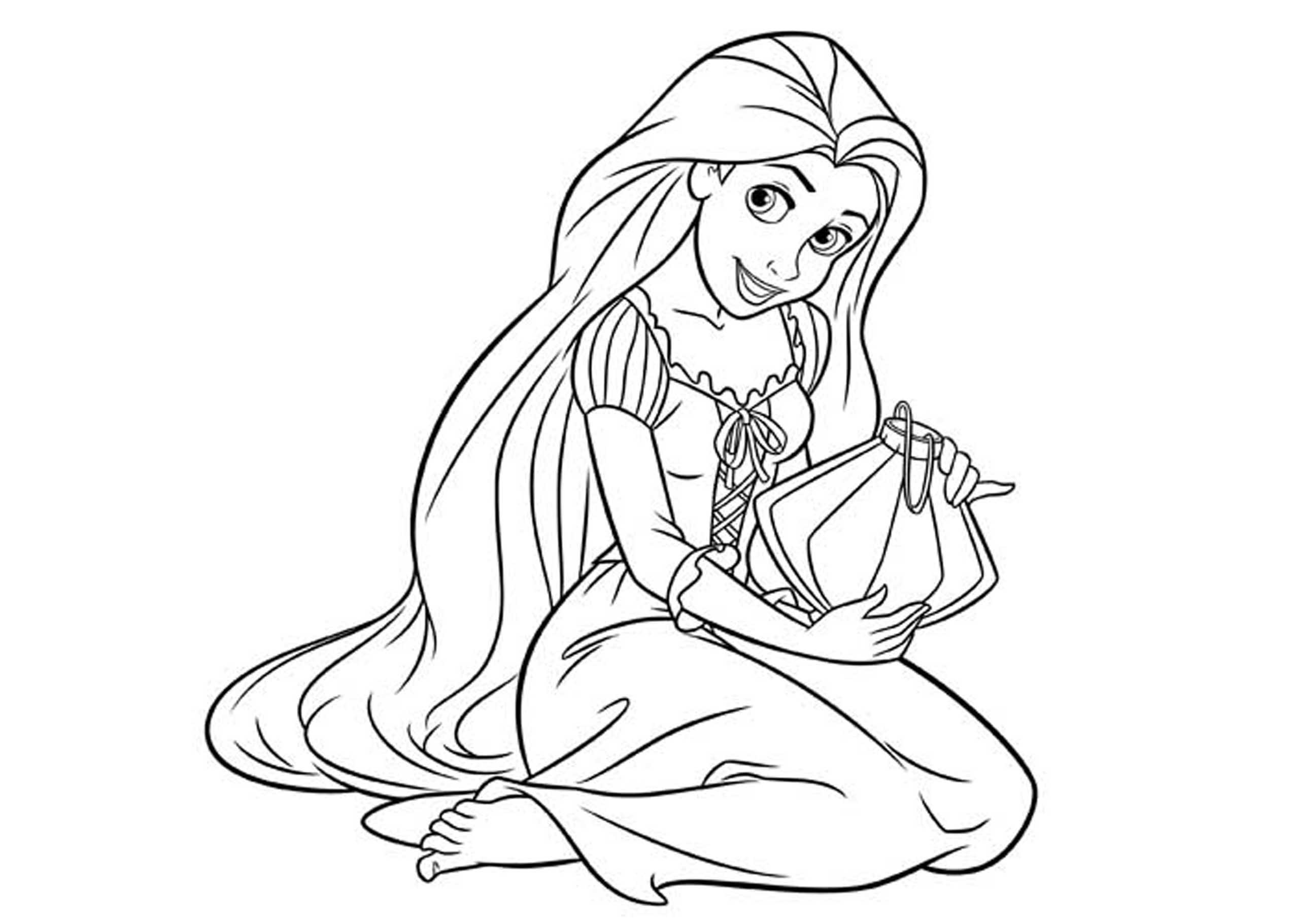 princess coloring pic