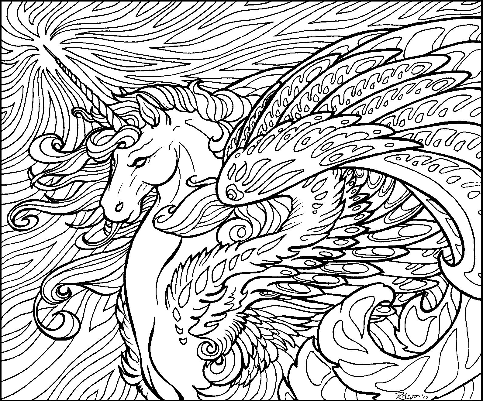 Printable Difficult Coloring Pages Best 48 Beautiful Gallery Unicorn Printable Coloring Pages