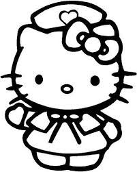 hello kitty nurse coloring pages Google Search