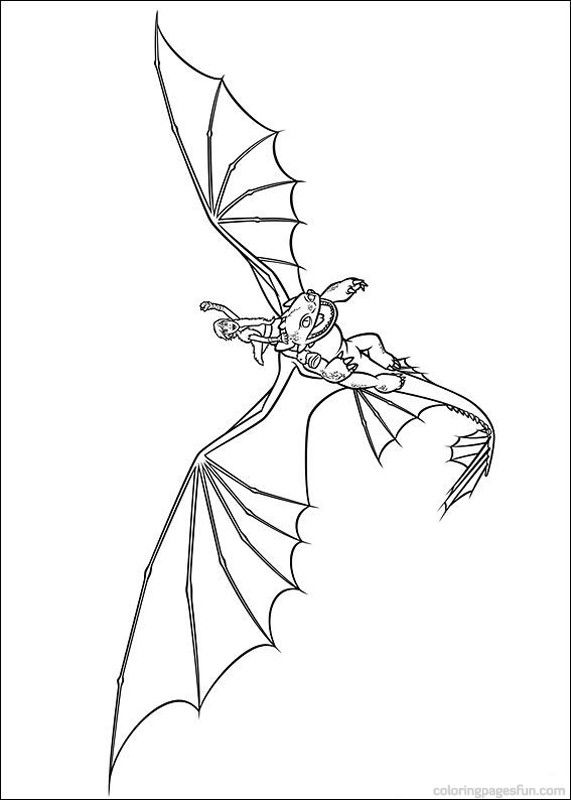 how to train your dragon coloring pages Hiccup and Toothless