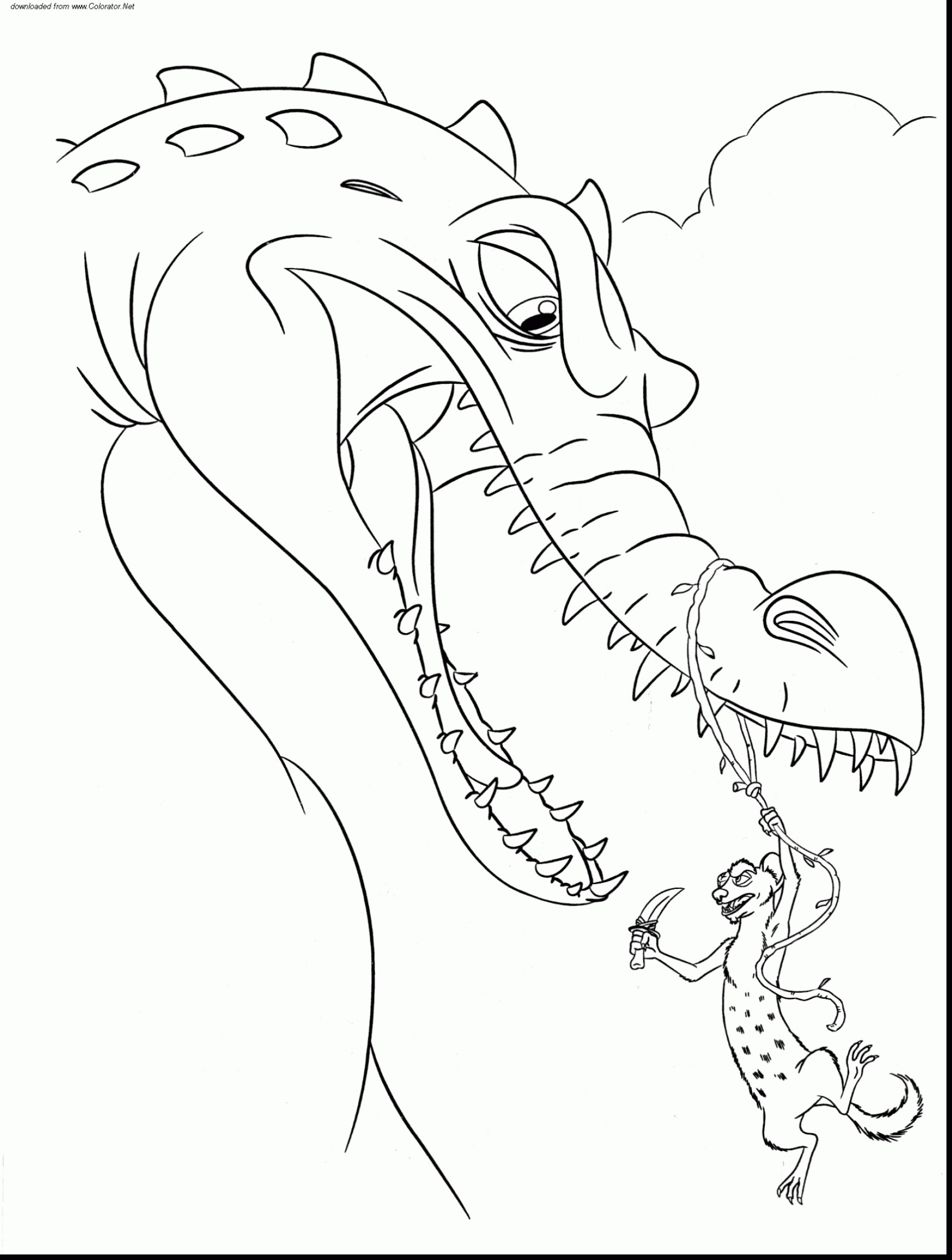 Rudy Ice Age Coloring Sheet Gulfmik cecede630c44