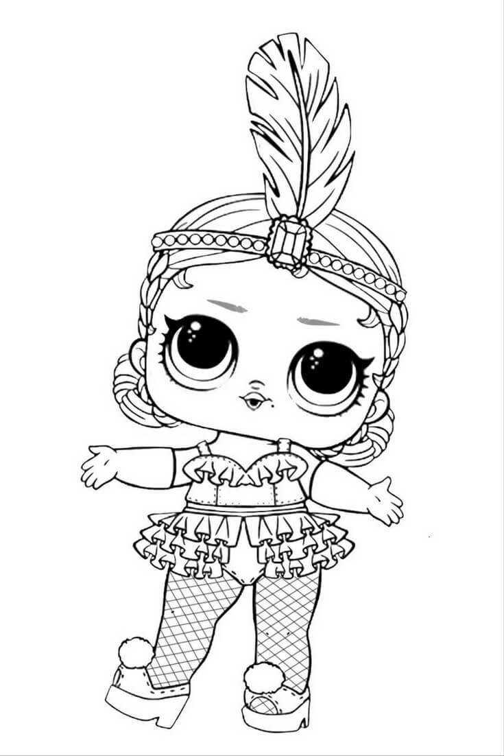 free doll coloring pages