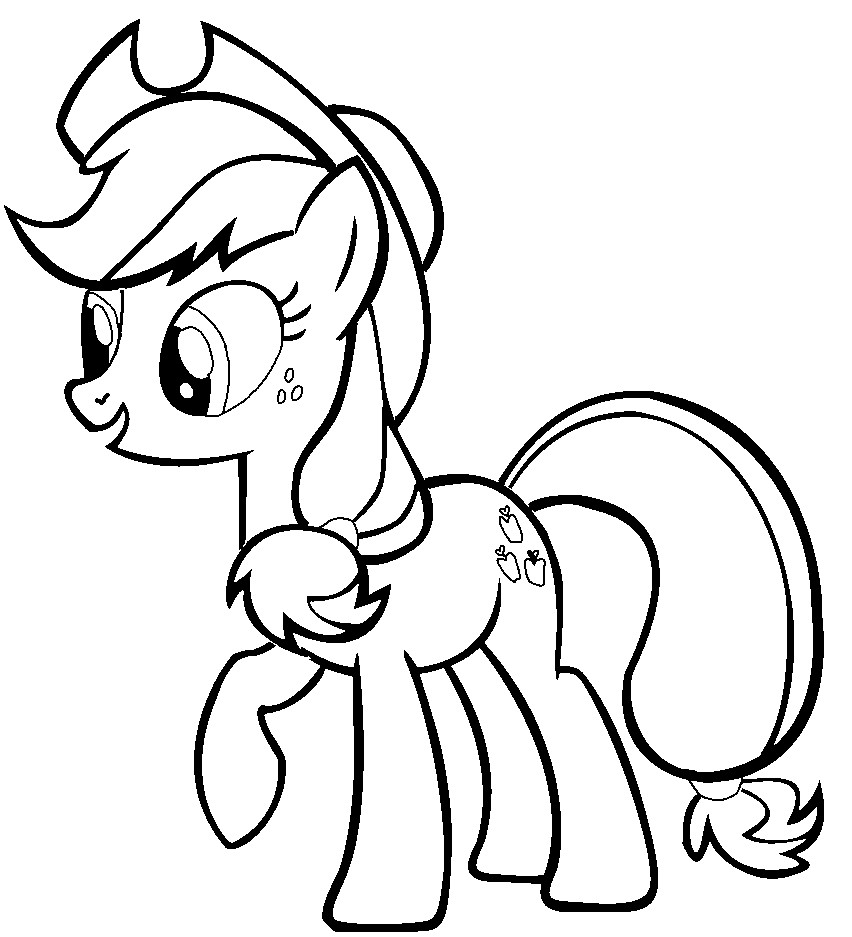 My Little Pony Applejack Coloring Pages 28 with My Little Pony Applejack Coloring Pages