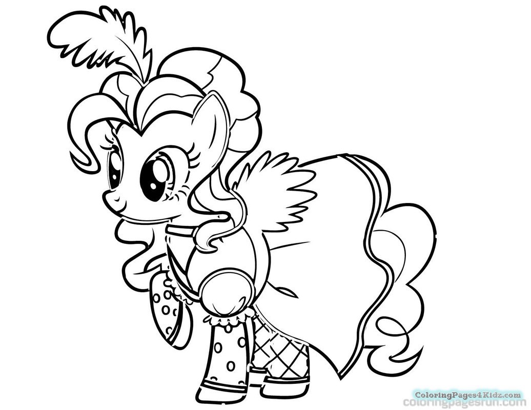 My Little Pony Coloring Pages Baby Pinkie Pie For New
