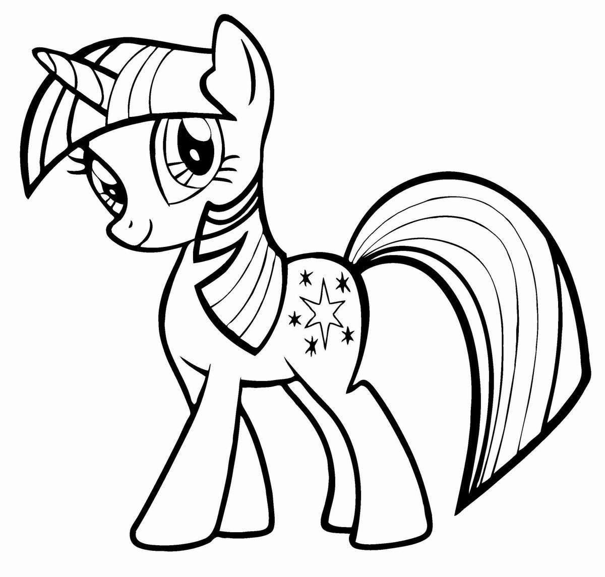 30 My Little Pony pictures to print and color