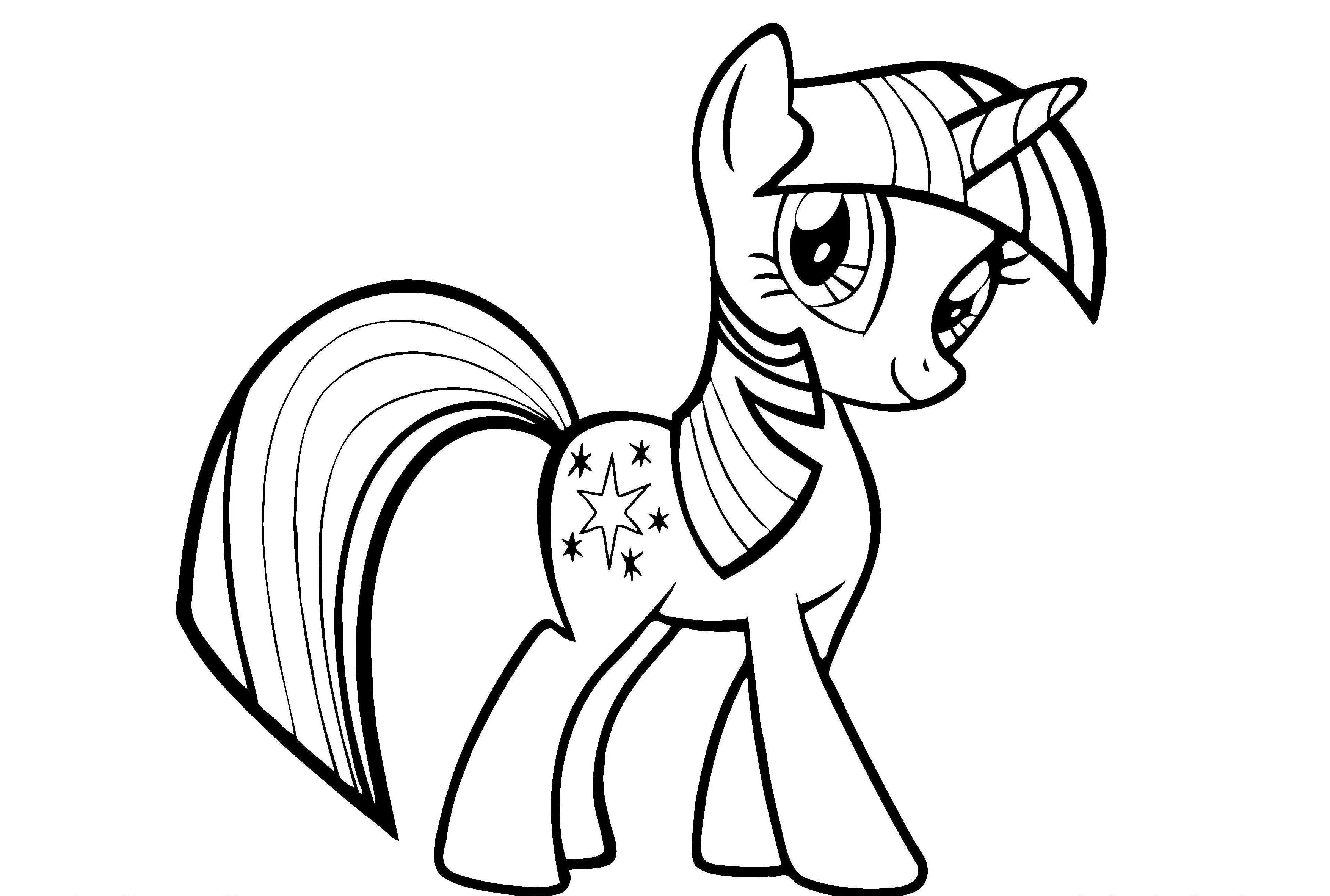 My Little Pony Coloring Pages Twilight Sparkle With Wings Unique Printable 16 3155