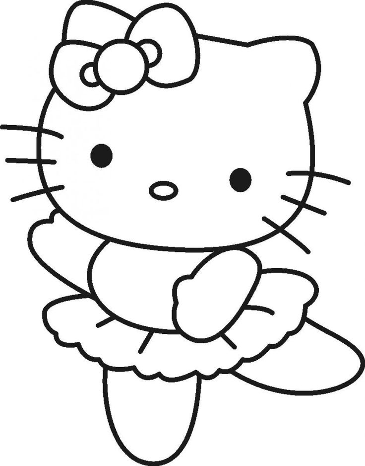 nice Hello Kitty Ballerina Coloring Pages Coloring Pages