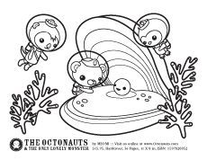 octonauts cartoon coloring pages