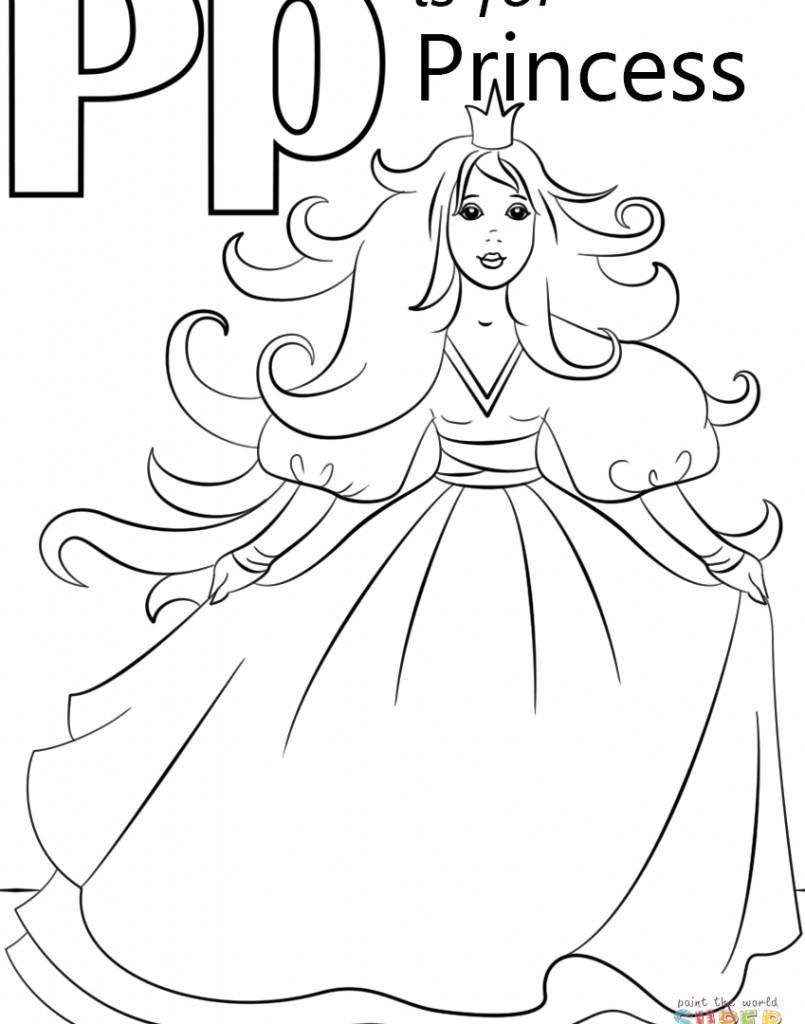Awesome Letter P Coloring Pages 42 805x1024