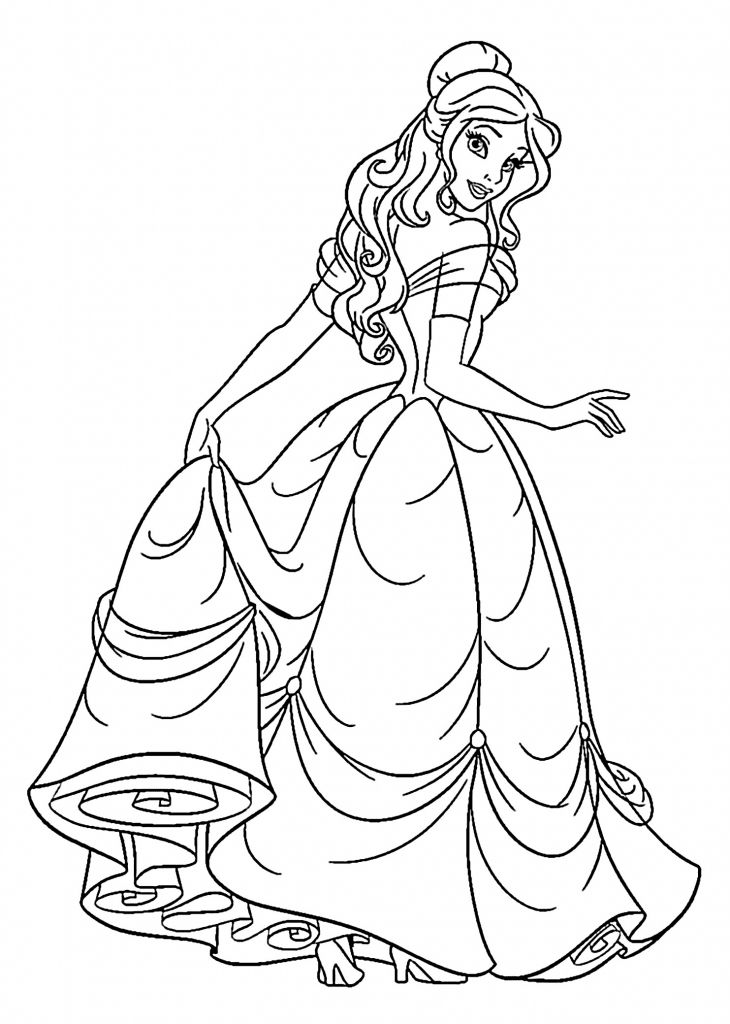 Paper Bag Princess Coloring Page | BubaKids.com