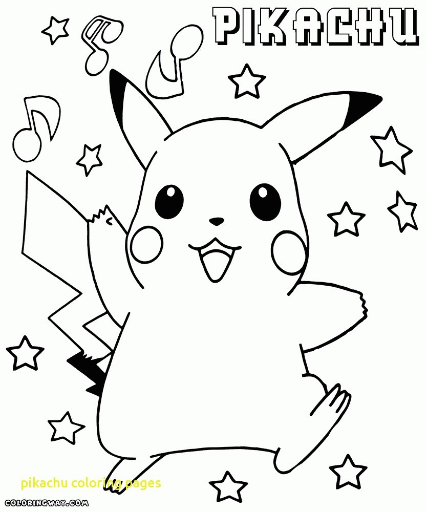 free coloring pages Pikachu Coloring Page Interesting Pokemon Coloring Pages Pikachu 26 of Coloring