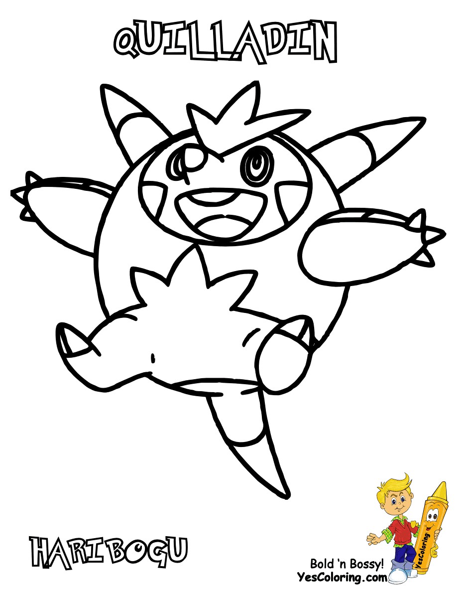 coloring pages chespin