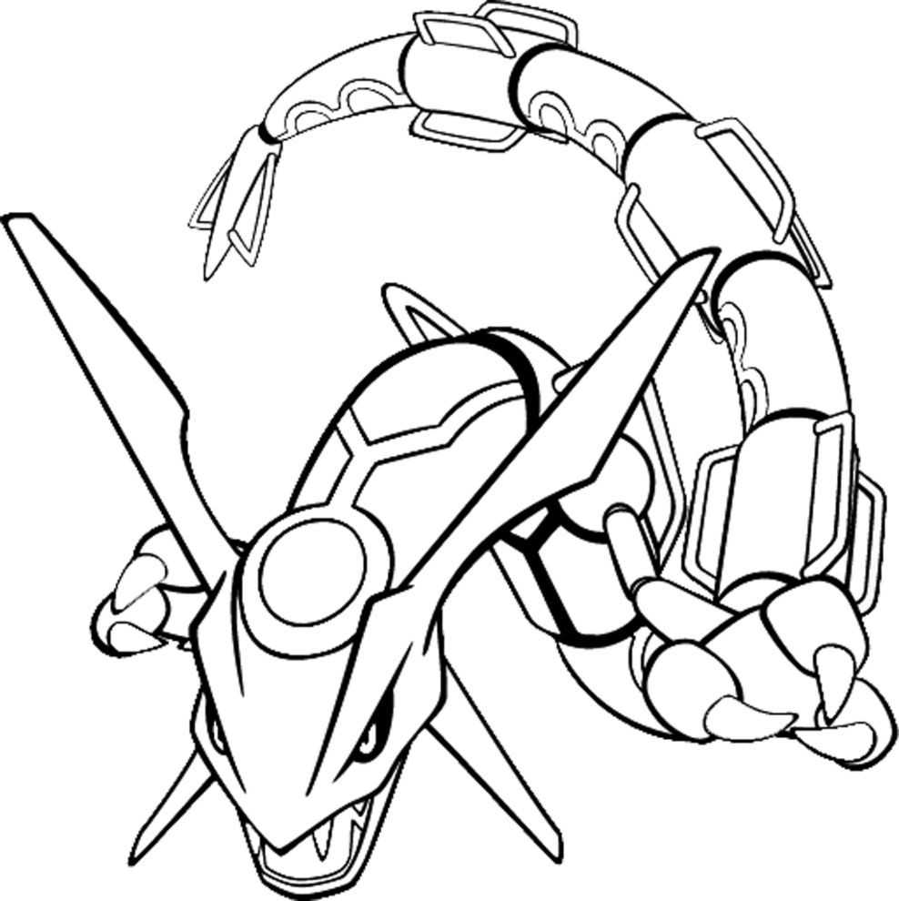 Legendary Pokemon Coloring Pages New Pokemon Coloring Pages For Kids Pokemon Rayquaza Colouring Pages