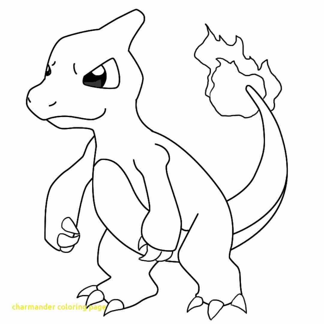 Charmander Coloring Page With Charmeleon Pokemon At