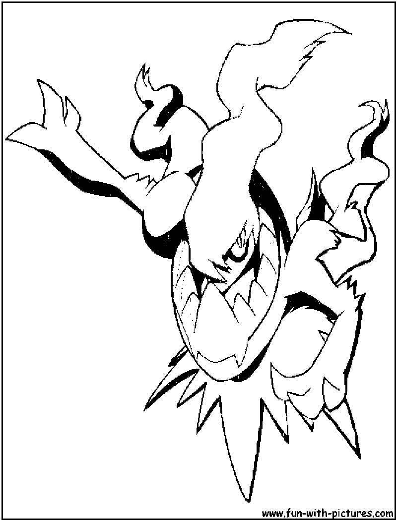Awesome Darkrai Coloring Pages 54 In with Darkrai Coloring Pages
