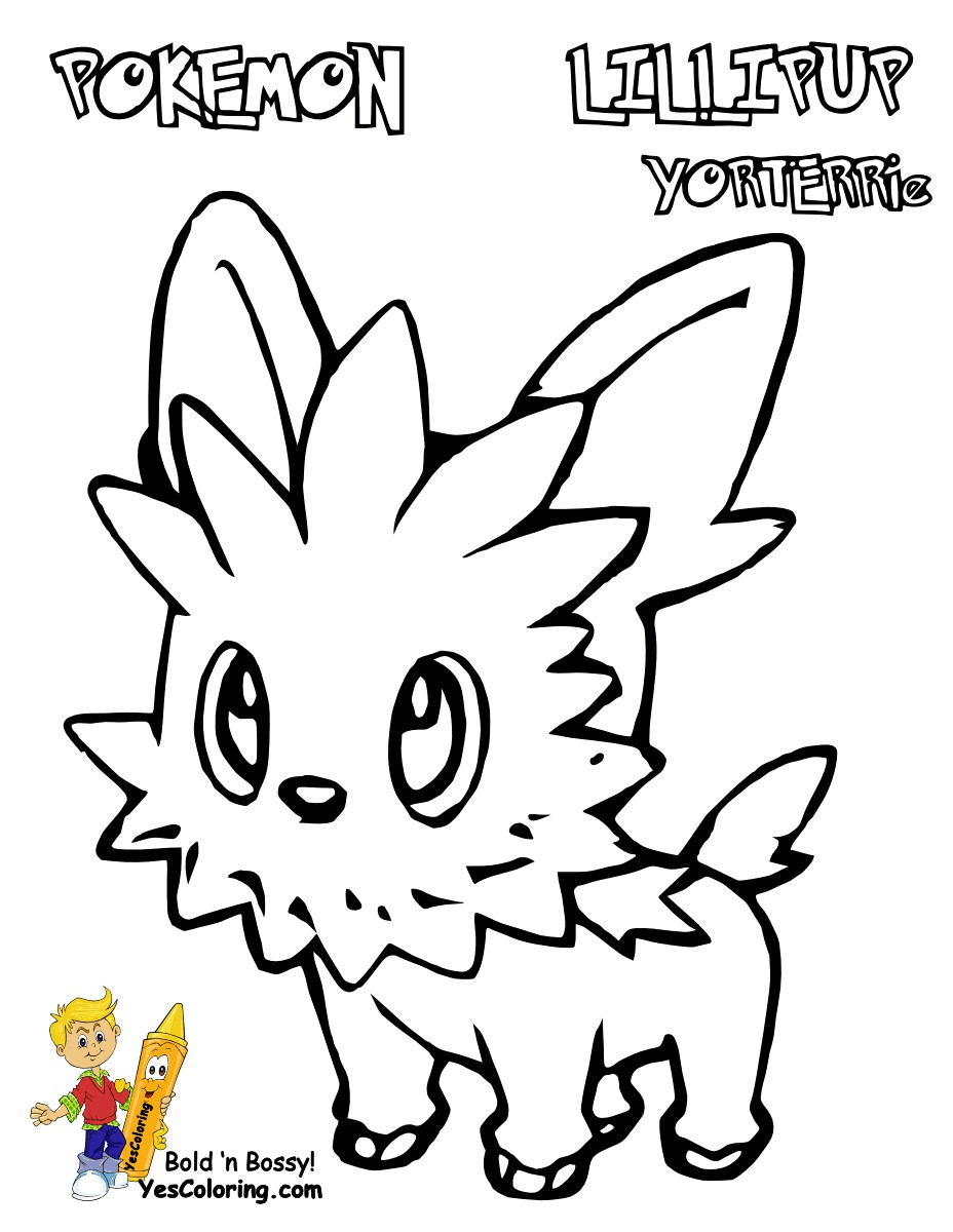 free pokemon coloring pages lillipup evolution 506 pokemon yorterry at coloring pages book for kids boys