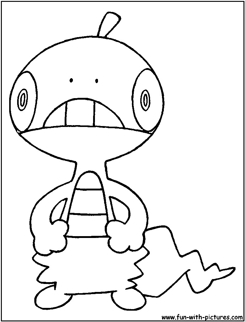 Squishy Pokemon Coloring Pages 03