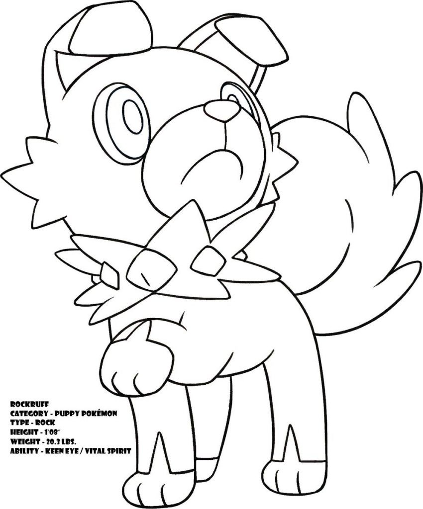 Simplistic Pokemon Coloring Pages Sun And Moon 2014 2682