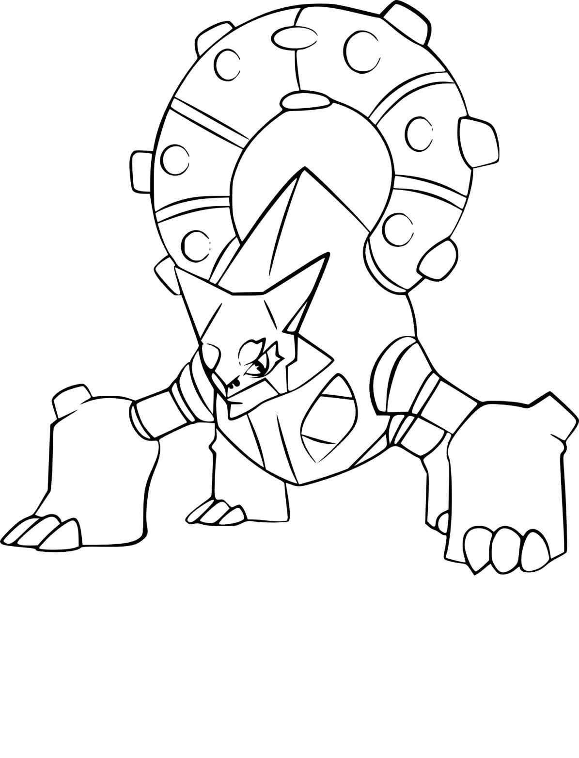 Pokemon Coloring Pages Volcanion
