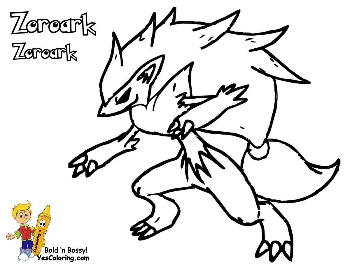 Pokemon Coloring Sheets Fresh Pokemon Coloring Pages Pokemon Zoroark Colouring Pages Recipes 2