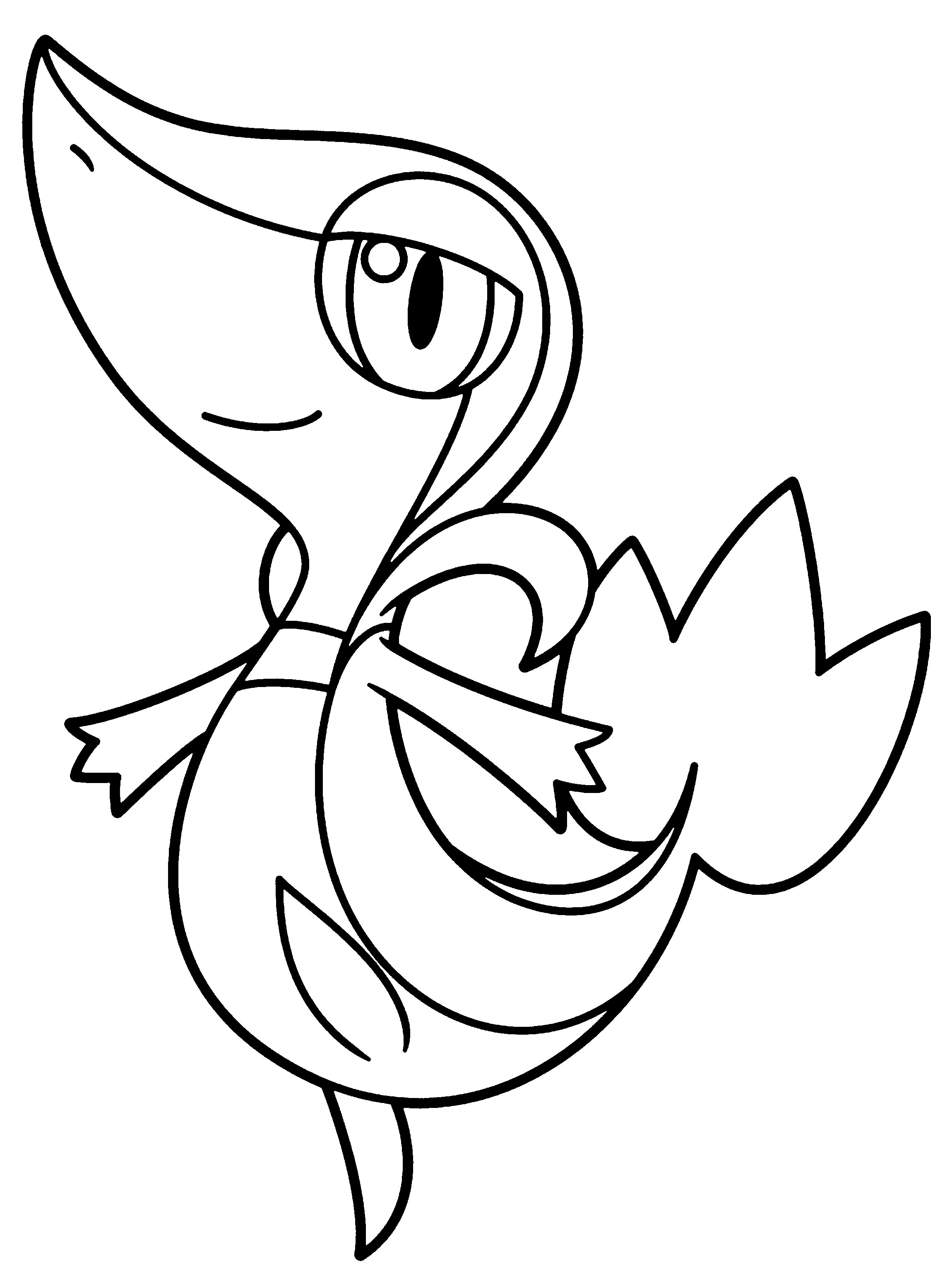 Snivy Coloring Pages And 20