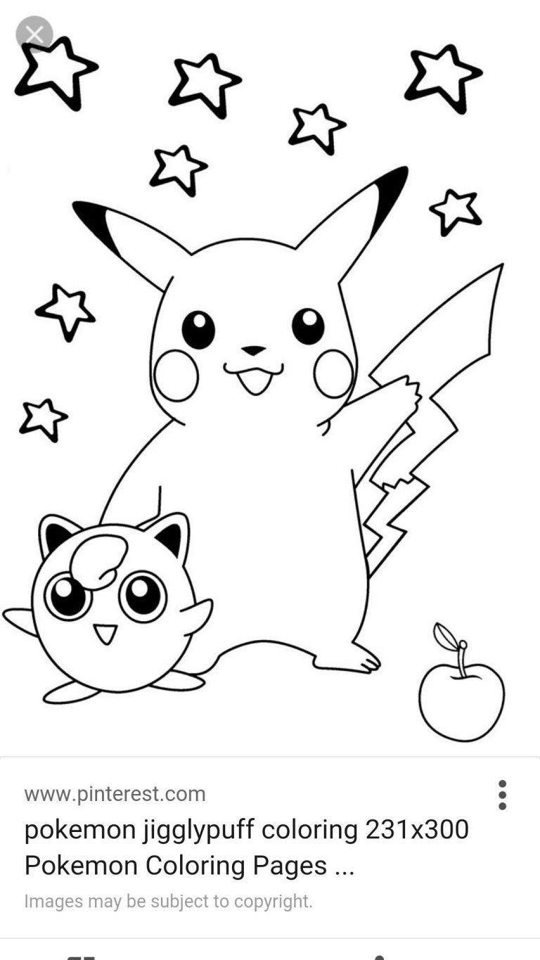 Pokemon Colouring Book Download | BubaKids.com
