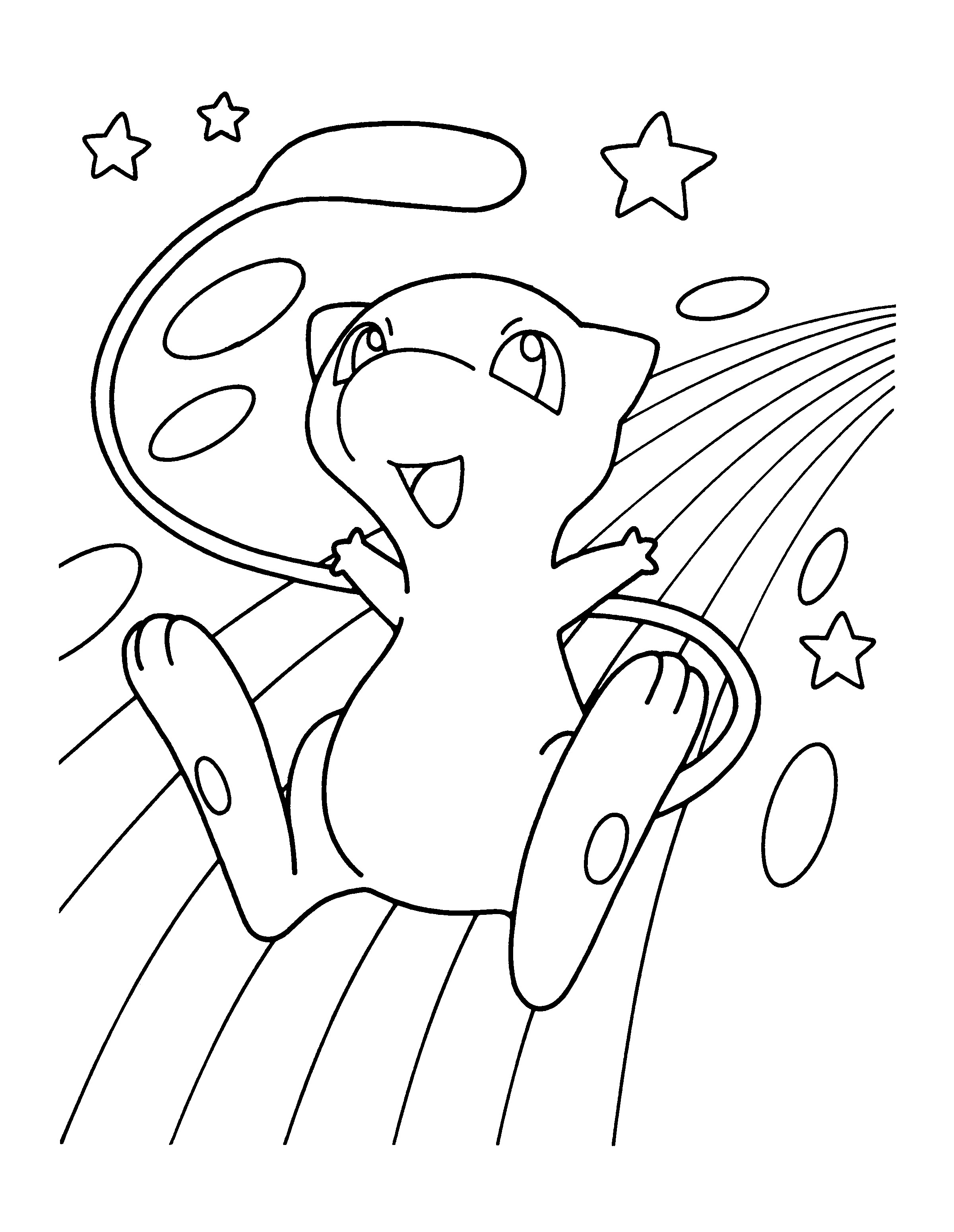 Fresh printable pokemon mew coloring pages 8