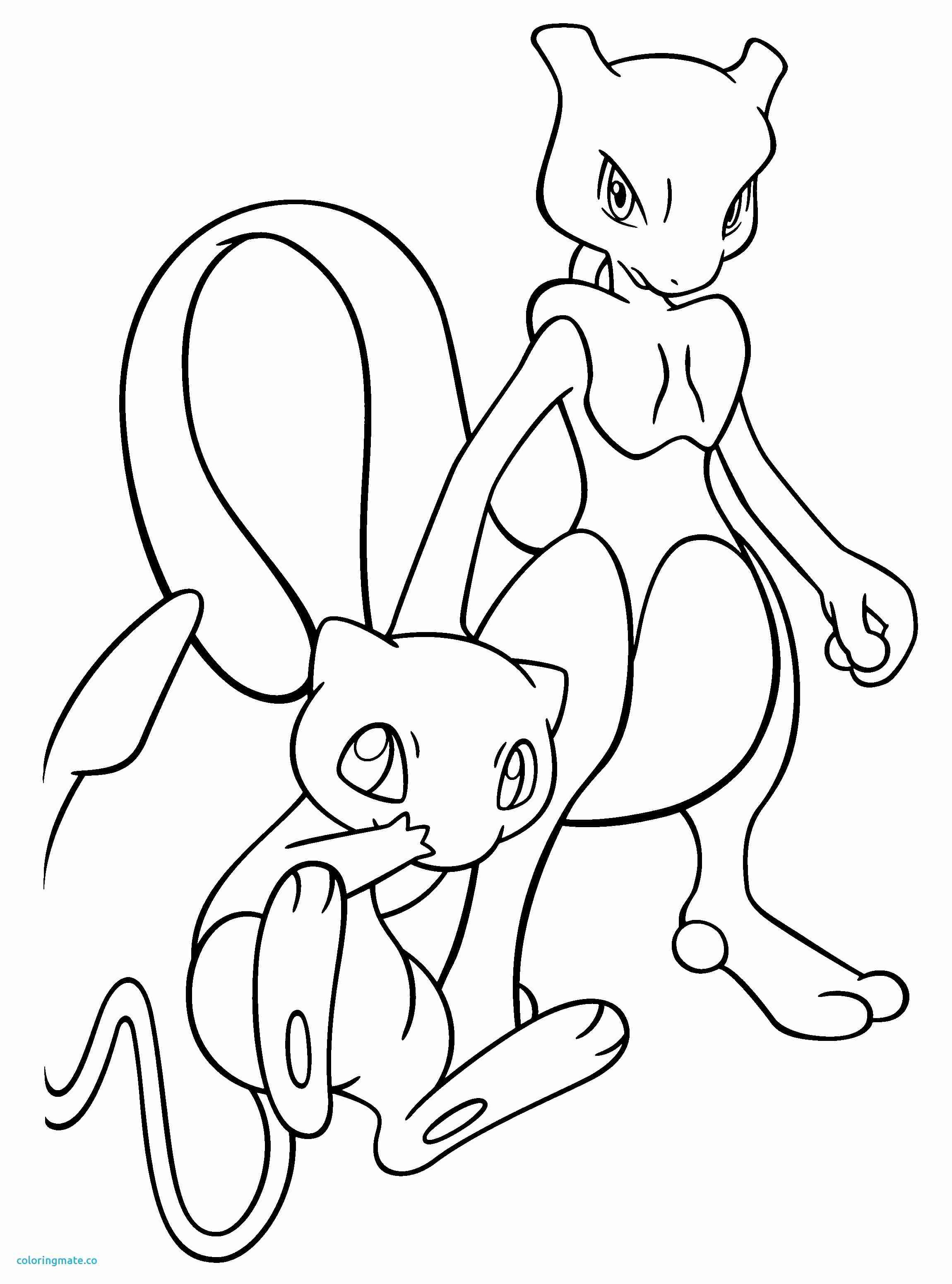 Introducing Mewtwo Coloring Page Mega Pages Samzuniss