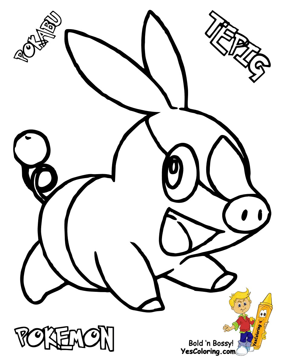 Luxury pokemon tepig coloring pages 8