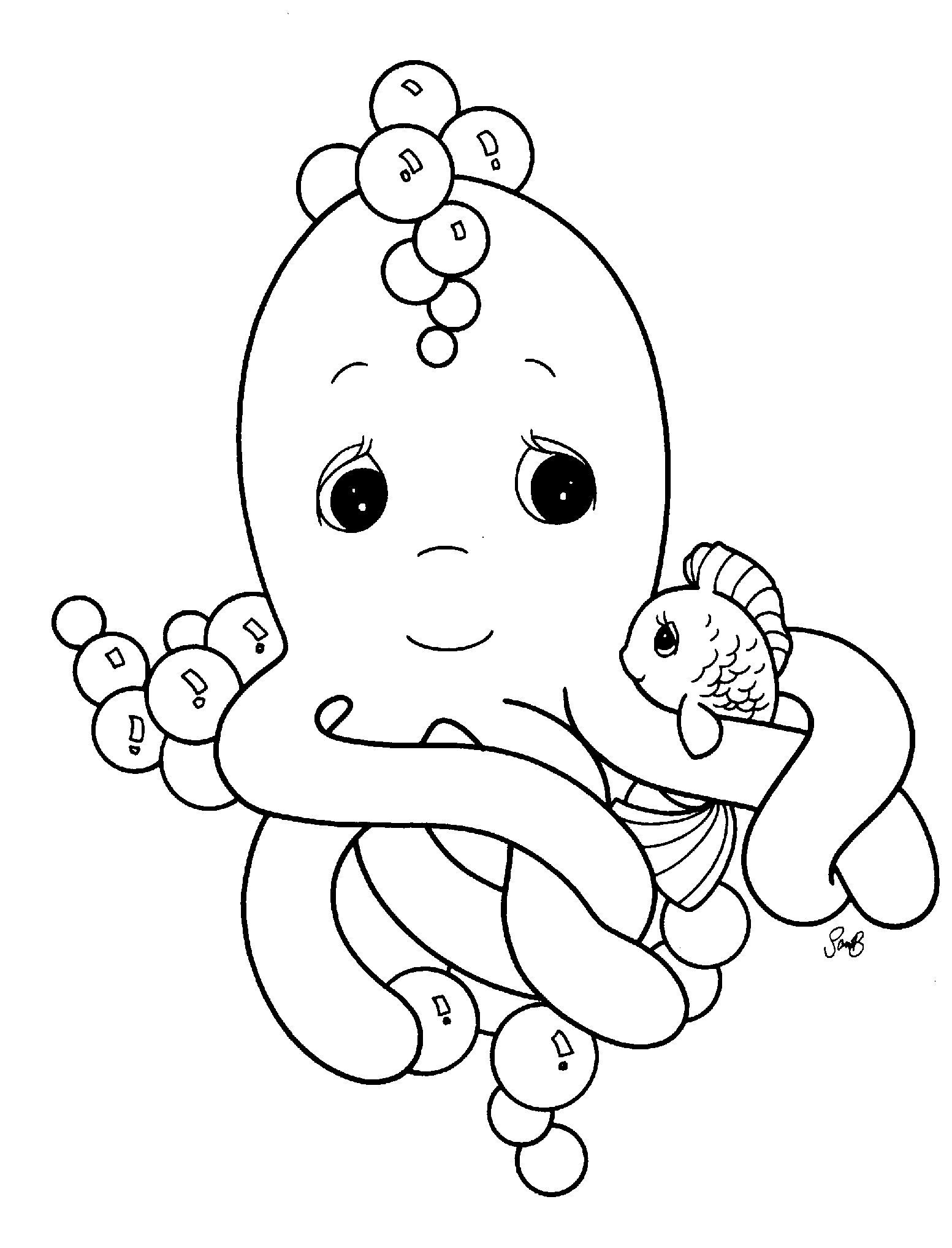 Precious Moments Animals Coloring Pages 24 with Precious Moments Animals Coloring Pages