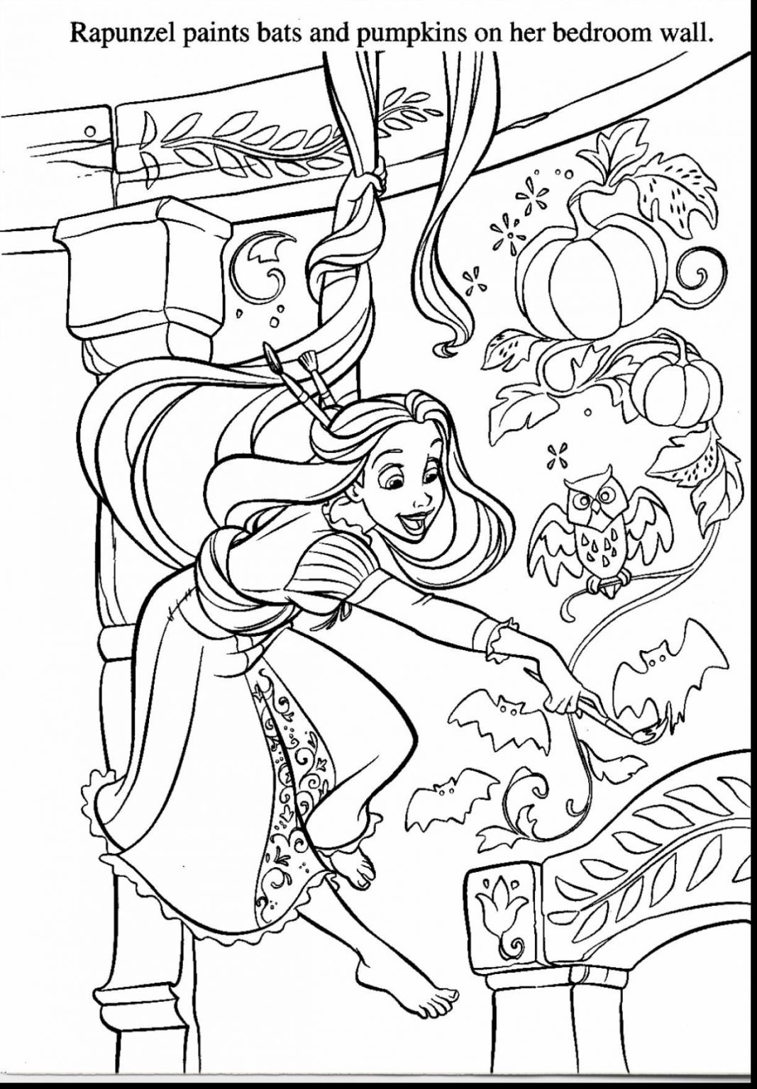 Halloween Princess Coloring Coloring Pages