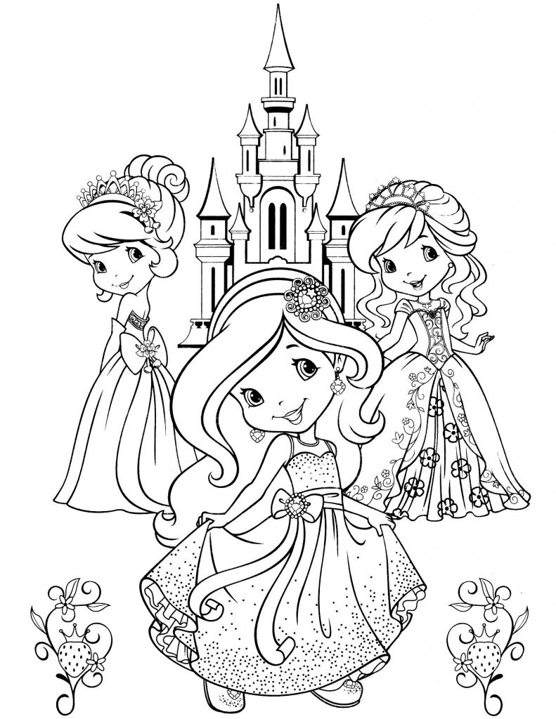 Princess Magnolia Coloring Page | BubaKids.com