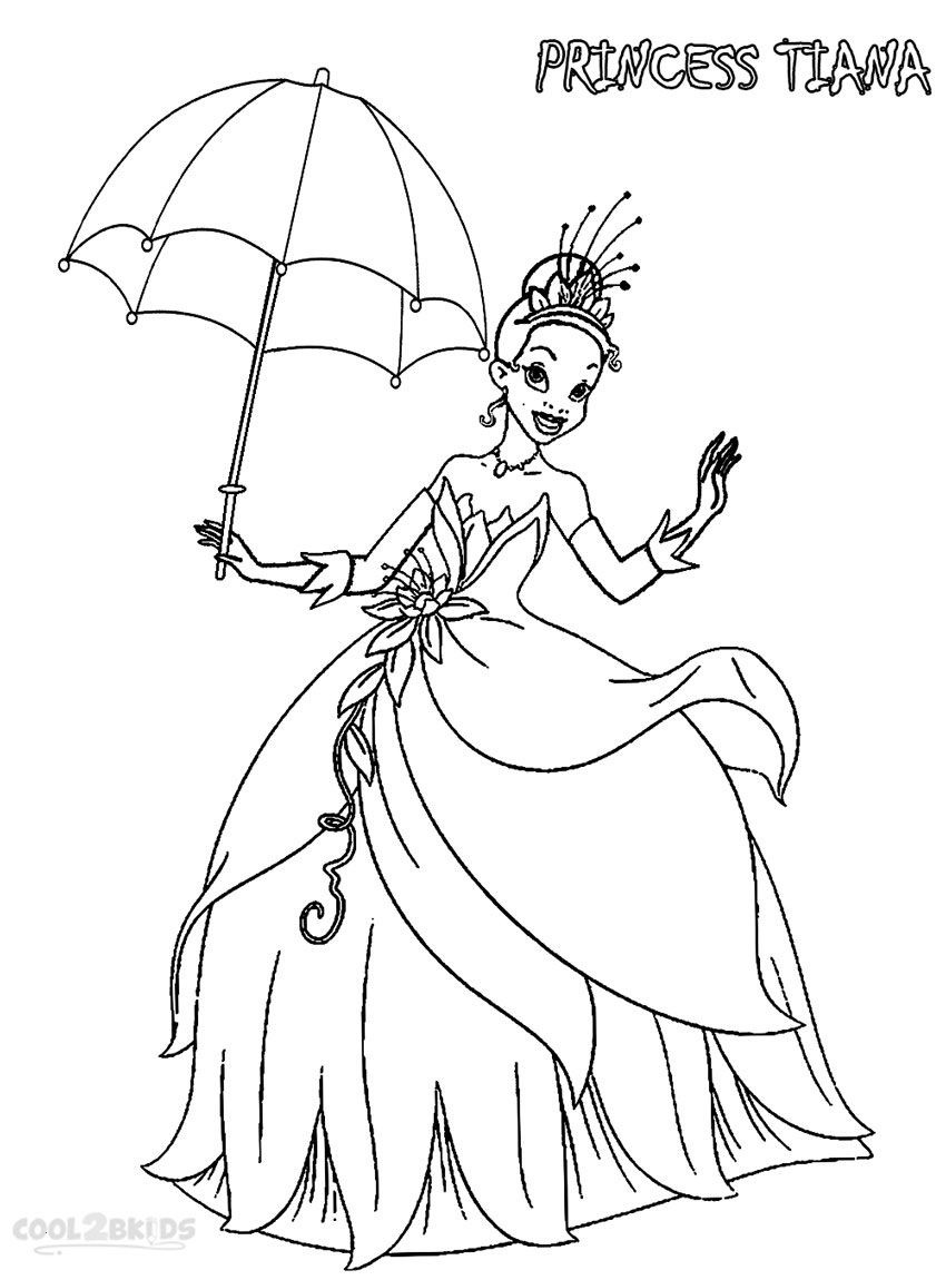Mulan Coloring Pages Elegant Printable Princess Tiana Coloring Pages for Kids Cool2bkids