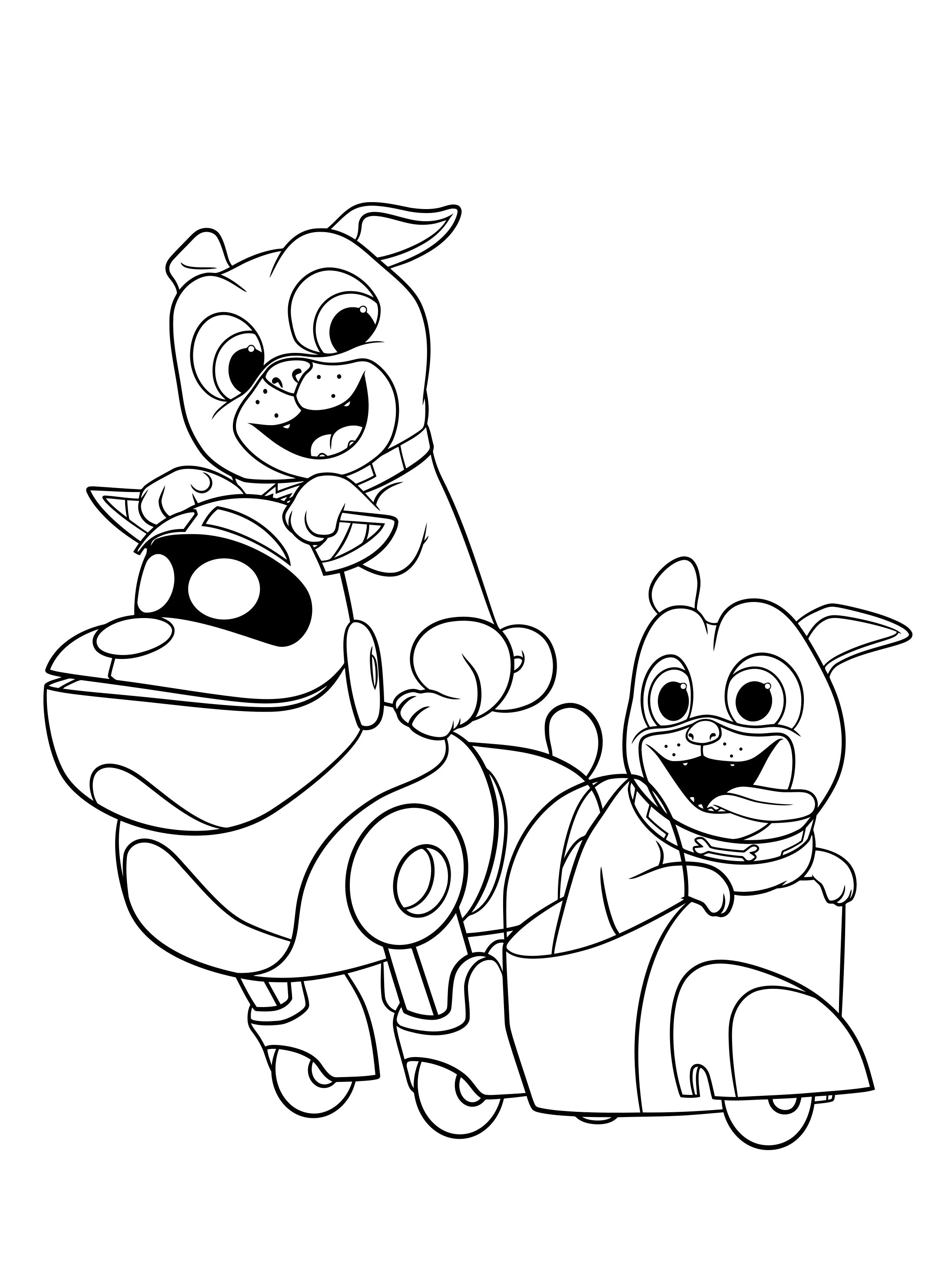 Secrets Puppy Dog Pals Coloring Pages To Download And Print For Free