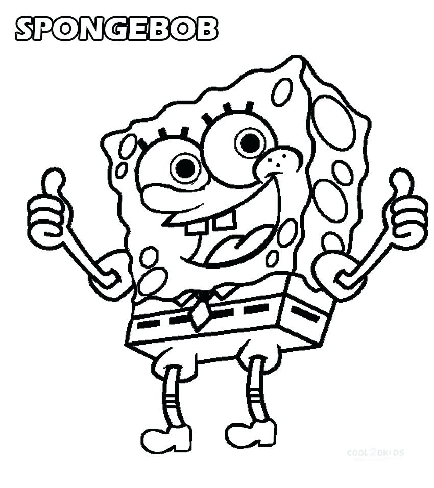 Popular Spongebob To Color Sponge Bob Coloring Pages Page Ribsvigyapan Free